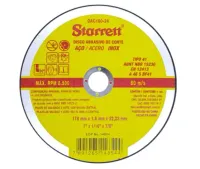 Disco de Corte Inox 7x1,6x22,23mm STARRET