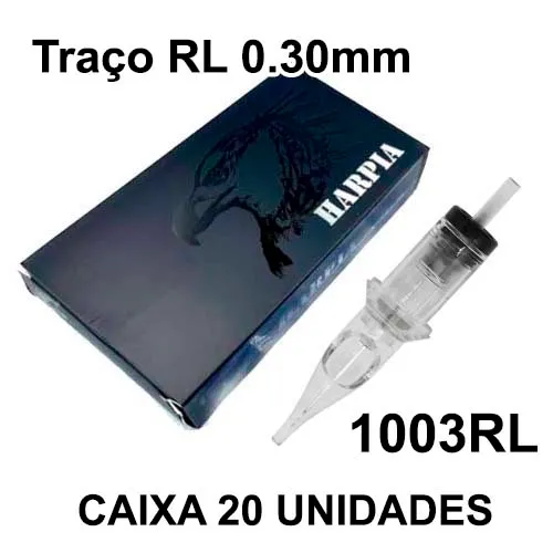 Cartucho HARPIA 0.30mm 1003 Traço RL - CAIXA 20 UNIDADES Imagem