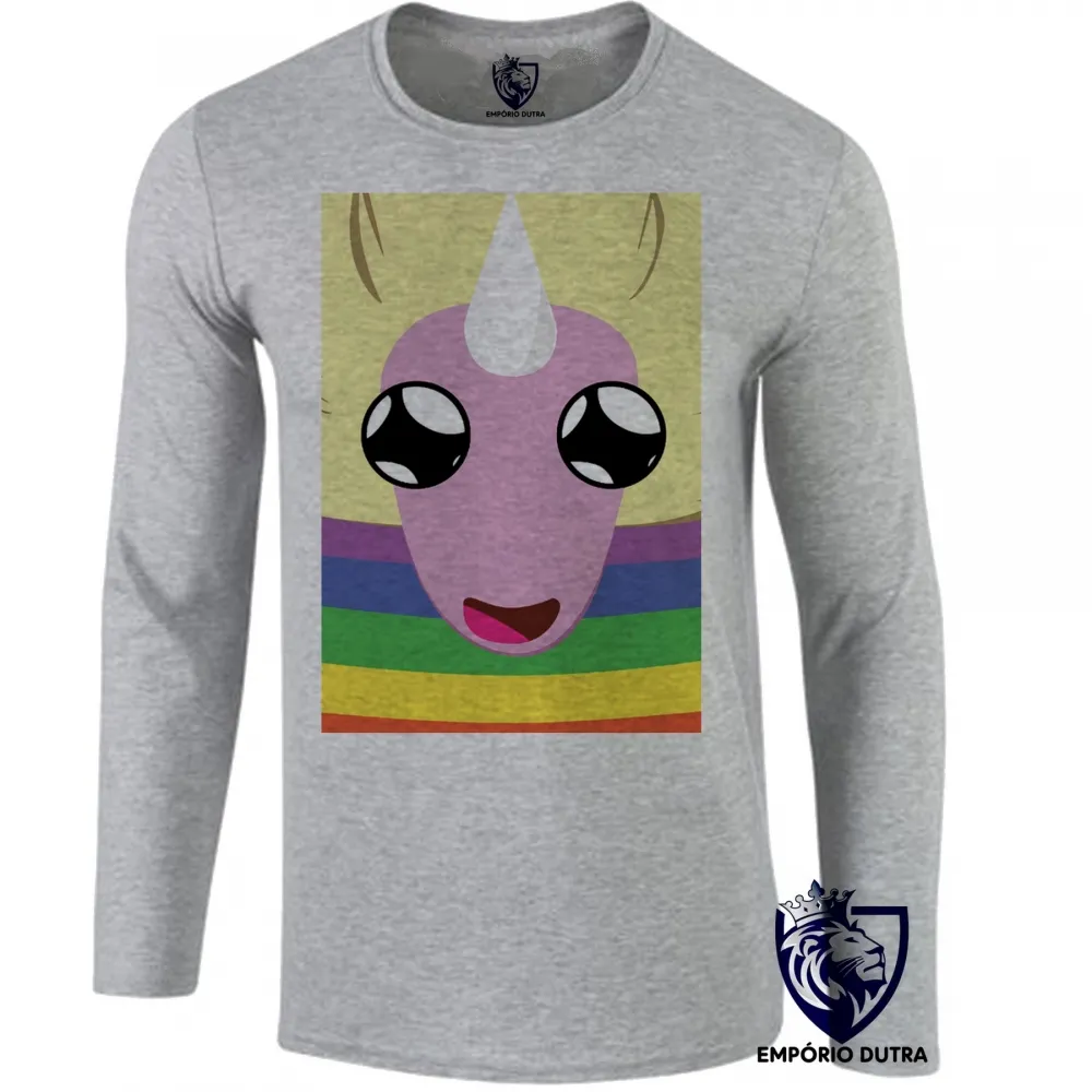 Camiseta manga longa Infantil ou Adulto Lady Iris rosto Hora da Aventura Imagem