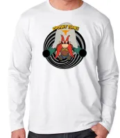 Camiseta manga longa Infantil ou Adulto Looney Tunes Eufrazino arma - Foto 3