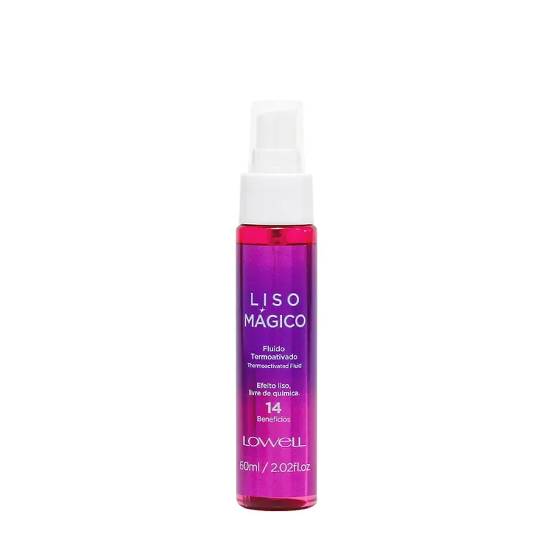 Lowell Liso Mágico Fluido Termo Ativado -60 ml 