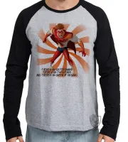 Camiseta manga longa Infantil ou Adulto Megamente Titan vilão filme - Foto 2