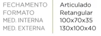 Embalagem PP88 Retangular C/200 - Foto 2