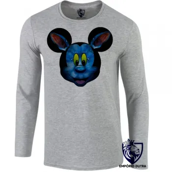 Camiseta manga longa Infantil ou Adulto Mickey mouse disney avatar