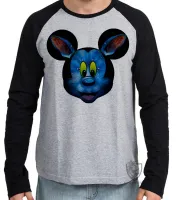 Camiseta manga longa Infantil ou Adulto Mickey mouse disney avatar - Foto 2