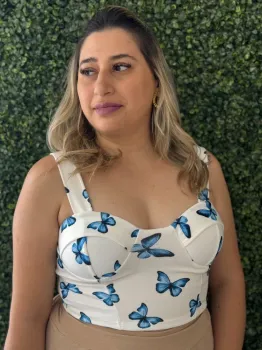 Cropped Borboleta