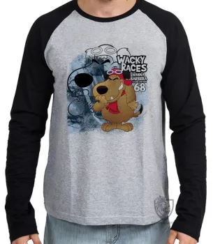 Camiseta manga longa Infantil ou Adulto Muttley rabujento corrida maluca wacky races - Foto 2