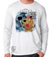Camiseta manga longa Infantil ou Adulto Muttley rabujento corrida maluca wacky races - Foto 3