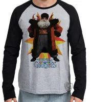 Camiseta manga longa Infantil ou Adulto Origem dos Guardiões papai noel - Foto 2