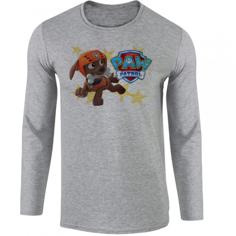 Camiseta manga longa Infantil ou Adulto Patrulha Canina Zuma Imagem