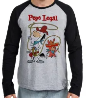 Camiseta manga longa Infantil ou Adulto Pepe Legal turma zé colmeia hanna barbera - Foto 2