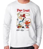 Camiseta manga longa Infantil ou Adulto Pepe Legal turma zé colmeia hanna barbera - Foto 3