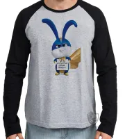 Camiseta manga longa Infantil ou Adulto Pets Bola de Neve Coelho - Foto 2