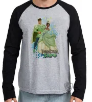 Camiseta manga longa Infantil ou Adulto Princesa e o Sapo Príncipe - Foto 2