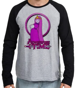 Camiseta manga longa Infantil ou Adulto Princesa Jujuba Hora da Aventura - Foto 2