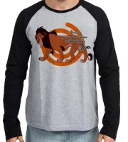 Camiseta manga longa Infantil ou Adulto Rei Leão Lion King  Scar minhas costas doem - Foto 2