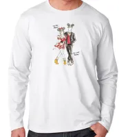 Camiseta manga longa Infantil ou Adulto Minnie e Mickey - Foto 3
