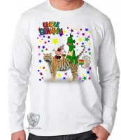 Camiseta manga longa Infantil ou Adulto Titio avô tigreza uncle grandpa desenho cartoon - Foto 3