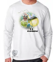 Camiseta manga longa Infantil ou Adulto Vagalume princesa e o sapo evangeline - Foto 3