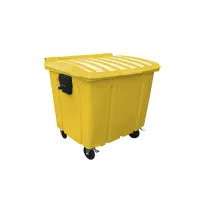 Contentor Plástico Gruplast  500 Litros Amarelo