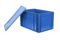 Caixa Plástica Industrial RL-KLT 6435 Azul - Foto 3