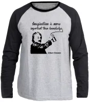 Camiseta manga longa Infantil ou Adulto Albert Einstein gênio física - Foto 3