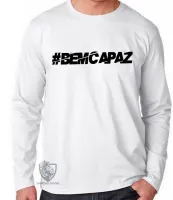 Camiseta manga longa Infantil ou Adulto bem capaz - Foto 2