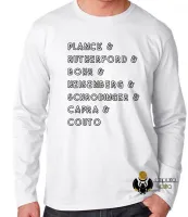 Camiseta manga longa Infantil ou Adulto Físicos quânticos fisica quantica - Foto 3