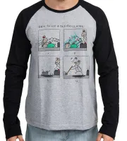 Camiseta manga longa Infantil ou Adulto desfribilador enfermeira medico - Foto 2