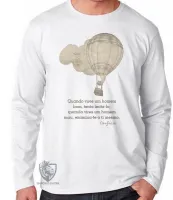 Camiseta manga longa Infantil ou Adulto frase confúcio - Foto 2