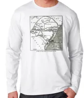 Camiseta manga longa Infantil ou Adulto Linhas férreas Rio Grande do Sul antigo trem - Foto 3