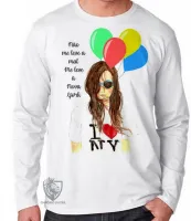 Camiseta manga longa Infantil ou Adulto Me leve à Nova York NY New York - Foto 3
