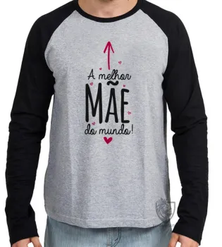 Camiseta manga longa Infantil ou Adulto melhor mãe dias das mães presente - Foto 2