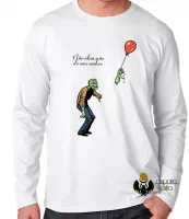 Camiseta manga longa Infantil ou Adulto Não abra mão de seus sonhos - Foto 3