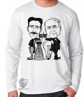 Camiseta manga longa Infantil ou Adulto nikola tesla Thomas Edson eletrica - Foto 3