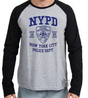 Camiseta manga longa Infantil ou Adulto NYDP ny policia nova york eua - Foto 2