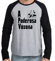 Camiseta manga longa Infantil ou Adulto Poderosa Vózona Vó Vovó - Foto 2