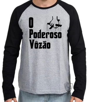 Camiseta manga longa Infantil ou Adulto Poderoso Vôzão Vô Vovô - Foto 2
