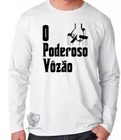 Camiseta manga longa Infantil ou Adulto Poderoso Vôzão Vô Vovô - Foto 3