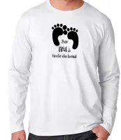 Camiseta manga longa Infantil ou Adulto Ser pai é tudo de bom Papai - Foto 3