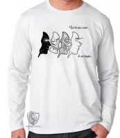 Camiseta manga longa Infantil ou Adulto Você tem mais corpos espiritual Espirita - Foto 3