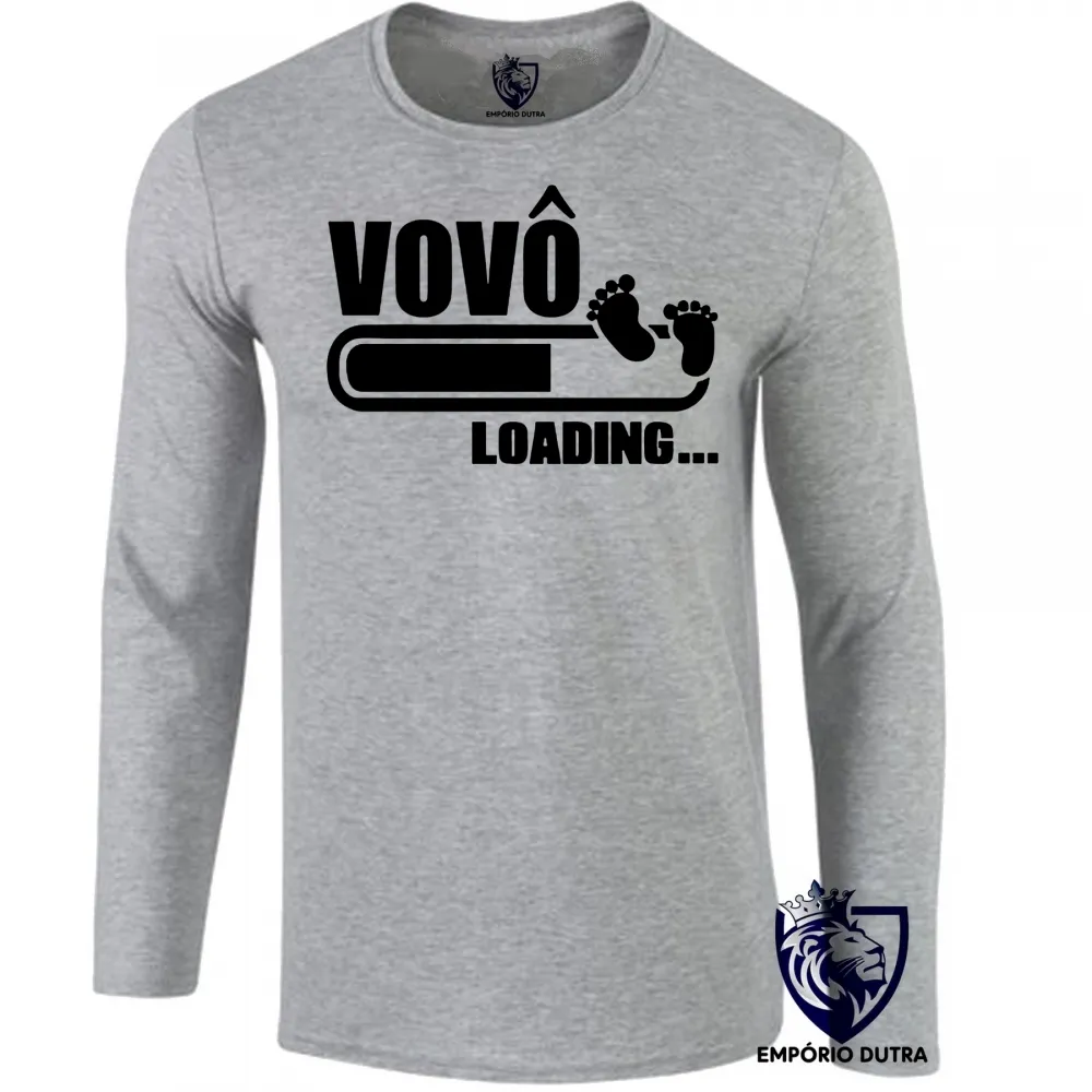 Camiseta manga longa Infantil ou Adulto vovô presente vô pai bateria Imagem