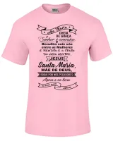 Camiseta adulto ou infantil Ave Maria oração JESUS CRISTO DEUS MÃE - Foto 4