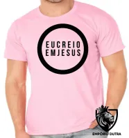 Camiseta adulto ou infantil Creio em Deus senhor JESUS Cristo - Foto 5