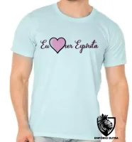 Camiseta adulto ou infantil Eu amo ser Espírita Alan Kardec Espiritismo - Foto 3