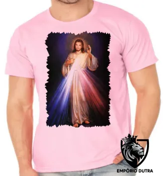 Camiseta adulto ou infantil Jesus Cristo DEUS coração sagrado cristão REI - Foto 2