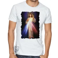Camiseta adulto ou infantil Jesus Cristo DEUS coração sagrado cristão REI - Foto 3