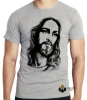 Camiseta adulto ou infantil Jesus Cristo DEUS verdadeiro salvador - Foto 3