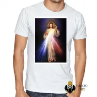 Camiseta adulto ou infantil Jesus Cristo Sagrado coração DEUS - Foto 2