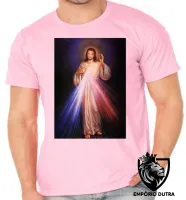 Camiseta adulto ou infantil Jesus Cristo Sagrado coração DEUS - Foto 4